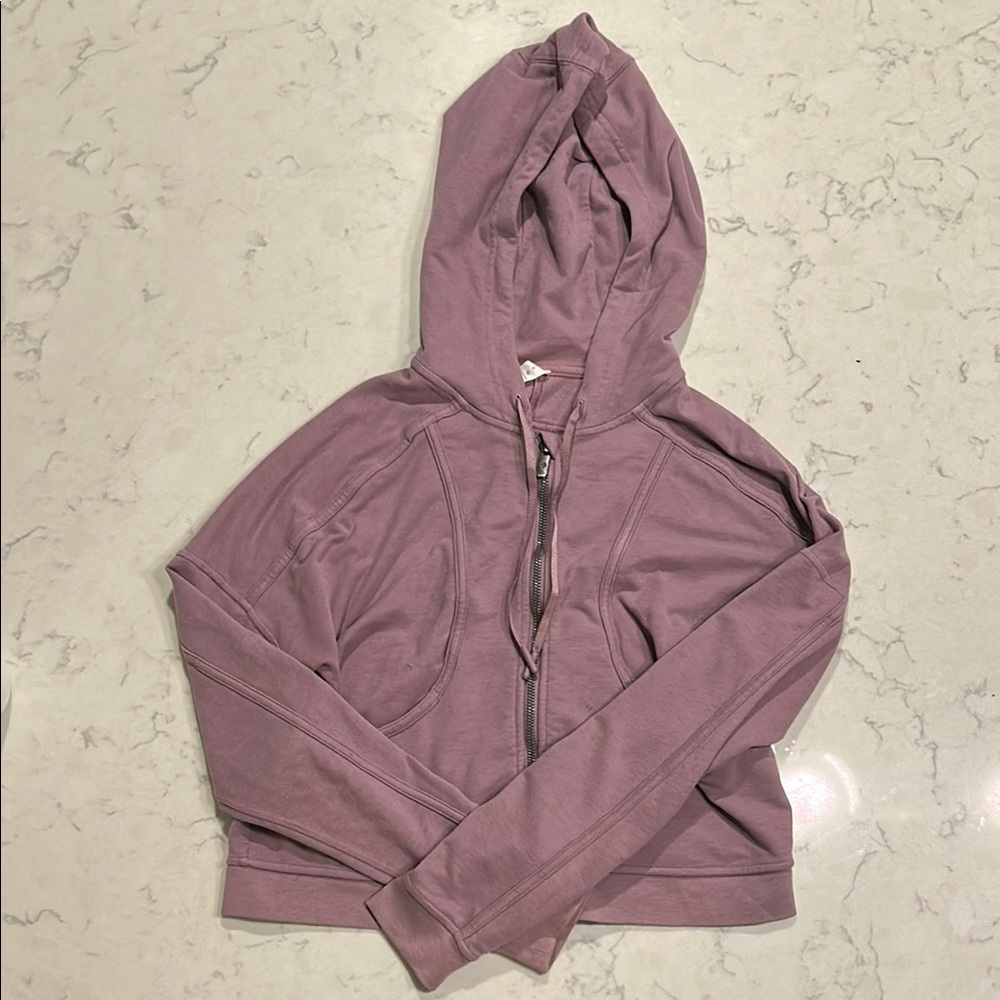 lululemon athletica Purple Crop Hoodie